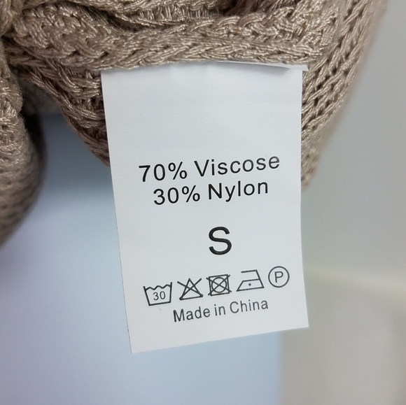 Khaki knit ruffle sleeve top - Picture 11 of 11